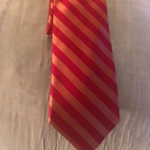 Stafford Red Striped Tie